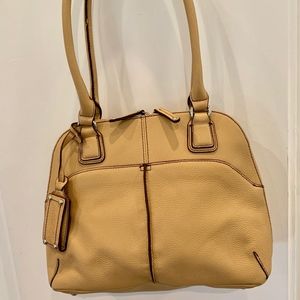 NWOT Tignanello Tan Leather Shoulder Bag